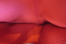 Load image into Gallery viewer, HERMES LINDY 26 Clemence leather Rouge tomate X Engraving Shoulder bag 700030204
