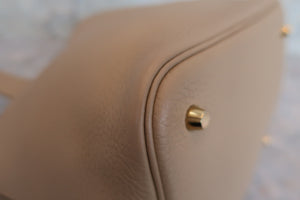 HERMES／エルメス ピコタンロックＭＭ トリヨンクレマンス トレンチ Z刻印 ハンドバッグ 700060304