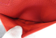 Load image into Gallery viewer, HERMES LINDY 26 Clemence leather Rouge tomate X Engraving Shoulder bag 700030204
