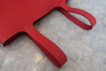 将图片加载到图库查看器，HERMES PICOTIN LOCK MM Clemence leather Rouge garance □H刻印 Hand bag 800030187
