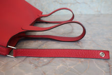将图片加载到图库查看器，HERMES PICOTIN LOCK MM Clemence leather Rouge garance □H刻印 Hand bag 800030187

