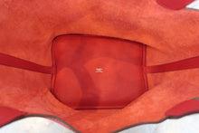 将图片加载到图库查看器，HERMES PICOTIN LOCK MM Clemence leather Rouge garance □H刻印 Hand bag 800030187
