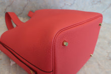 Load image into Gallery viewer, HERMES PICOTIN LOCK MM Clemence leather Rose texas Z Engraving Hand bag 500090190
