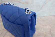 画像をギャラリービューアに読み込む, CHANEL/シャネル ミニマトラッセシングルフラップチェーンショルダーバッグ ラムスキン ブルー/シルバー金具 ショルダーバッグ 700060011

