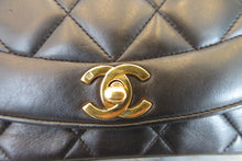 画像をギャラリービューアに読み込む, CHANEL/シャネル ダイアナマトラッセチェーンショルダーバッグ ラムスキン ブラック/ゴールド金具 ショルダーバッグ 700060147
