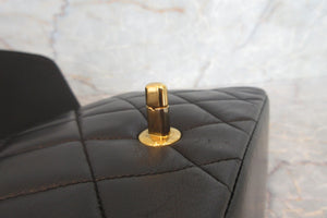 CHANEL/シャネル ダイアナマトラッセチェーンショルダーバッグ ラムスキン ブラック/ゴールド金具 ショルダーバッグ 700060147