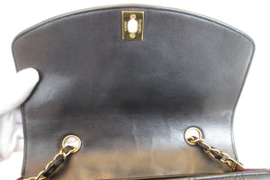 CHANEL/シャネル ダイアナマトラッセチェーンショルダーバッグ ラムスキン ブラック/ゴールド金具 ショルダーバッグ 700060147