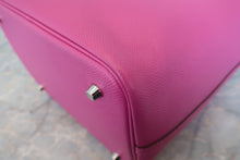 画像をギャラリービューアに読み込む, HERMES／エルメス ピコタンロックMMトレサージュ ヴォーエプソン マグノリア/ブルーサフィール/クレ C刻印 ハンドバッグ 800030190
