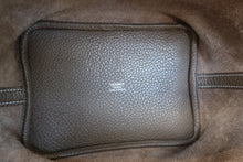 Load image into Gallery viewer, HERMES PICOTIN LOCK PM Clemence leather Etoupe gray □Q Engraving Hand bag 700120019
