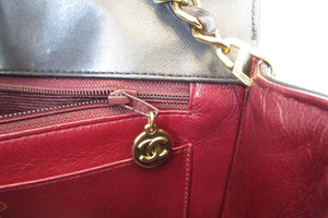CHANEL/シャネル ダイアナマトラッセチェーンショルダーバッグ ラムスキン ブラック/ゴールド金具 ショルダーバッグ 700060147