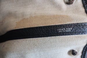HERMES／エルメス ガーデンパーティPM ネゴンダ ブラック □R刻印 トートバッグ 700080030