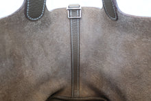 Load image into Gallery viewer, HERMES PICOTIN LOCK PM Clemence leather Etoupe gray □Q Engraving Hand bag 700120019
