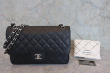 将图片加载到图库查看器，CHANEL/香奈儿 中号CF 双盖 双链 肩背包 荔枝皮 Black/Silver hadware(黑色/银色金属) 肩背包 800020211
