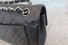 将图片加载到图库查看器，CHANEL/香奈儿 中号CF 双盖 双链 肩背包 荔枝皮 Black/Silver hadware(黑色/银色金属) 肩背包 800020211
