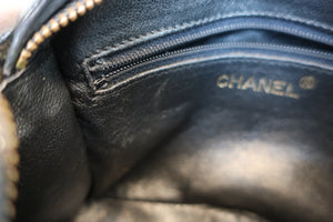 CHANEL/シャネル フリンジチェーンショルダーバッグ ラムスキン ブラック/ゴールド金具 ショルダーバッグ 600100145