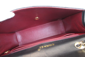 CHANEL 2.55 Matelasse chain shoulder bag Lambskin Black/Gold hadware Shoulder bag 700060129