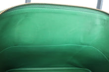 將圖片載入圖庫檢視器 HERMES／エルメス ボリード35 クシュベル グリーン/ネイビー 〇Z刻印 ハンドバッグ 700060309
