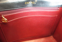 Load image into Gallery viewer, CHANEL 2.55 Matelasse chain shoulder bag Lambskin Black/Gold hadware Shoulder bag 700060129
