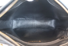 Load image into Gallery viewer, CHANEL CC mark fringe chain shoulder bag Lambskin Black/Gold hadware Shoulder bag 800060200
