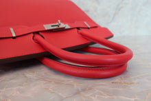 將圖片載入圖庫檢視器 HERMES／エルメス バーキン30 ヴォーエプソン ルージュカザック □P刻印 ハンドバッグ 700060253
