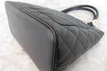 將圖片載入圖庫檢視器 CHANEL/シャネル 復刻トート キャビアスキン ブラック/シルバー金具 トートバッグ 700060186
