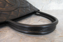 將圖片載入圖庫檢視器 CHANEL/シャネル 復刻トート キャビアスキン ブラック/シルバー金具 トートバッグ 700060186
