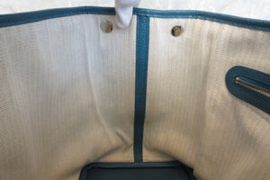HERMES／エルメス ガーデンパーティPM ネゴンダ コバルト X刻印 トートバッグ 700030264