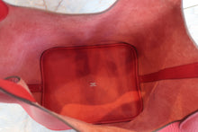 Load image into Gallery viewer, HERMES PICOTIN LOCK GM Clemence leather Rouge casaque □R Engraving Hand bag 700120004
