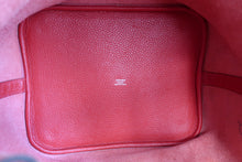 Load image into Gallery viewer, HERMES PICOTIN LOCK GM Clemence leather Rouge casaque □R Engraving Hand bag 700120004
