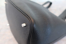 将图片加载到图库查看器，HERMES PICOTIN LOCK MM Clemence leather Black X刻印 Hand bag 800080206
