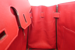 HERMES／エルメス バーキン30 ヴォーエプソン ルージュカザック □P刻印 ハンドバッグ 700060253