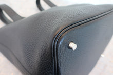 将图片加载到图库查看器，HERMES PICOTIN LOCK MM Clemence leather Black X刻印 Hand bag 800080206
