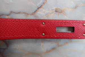 HERMES／エルメス バーキン30 ヴォーエプソン ルージュカザック □P刻印 ハンドバッグ 700060253