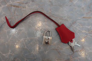 HERMES／エルメス バーキン30 ヴォーエプソン ルージュカザック □P刻印 ハンドバッグ 700060253