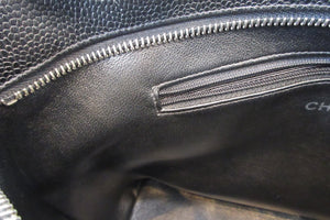 CHANEL/シャネル 復刻トート キャビアスキン ブラック/シルバー金具 トートバッグ 700060186