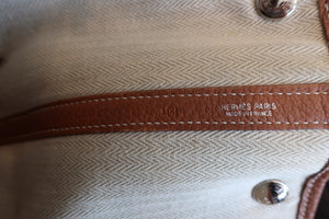HERMES／エルメス ガーデンパーティPM ネゴンダ ゴールド □K刻印 トートバッグ 700030128