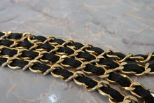 画像をギャラリービューアに読み込む, CHANEL/シャネル ココマークフリンジチェーンショルダーバッグ ラムスキン ブラック/ゴールド金具 ショルダーバッグ 800010014
