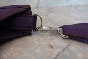 HERMES／エルメス エブリン3ＰＭ トリヨンクレマンス アイリス □N刻印 ショルダーバッグ 700030275