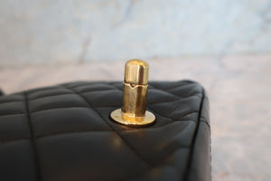 CHANEL/シャネル ミニマトラッセチェーンショルダーバッグ ラムスキン ブラック/ゴールド金具 ショルダーバッグ 700090095