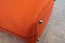 Load image into Gallery viewer, HERMES PICOTIN LOCK PM Clemence leather Feu □R Engraving Hand bag 800030177
