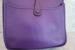 HERMES／エルメス エブリン3ＰＭ トリヨンクレマンス アイリス □N刻印 ショルダーバッグ 700030275