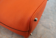 Load image into Gallery viewer, HERMES PICOTIN LOCK PM Clemence leather Feu □R Engraving Hand bag 800030177
