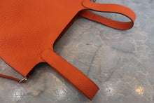 Load image into Gallery viewer, HERMES PICOTIN LOCK PM Clemence leather Feu □R Engraving Hand bag 800030177
