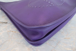 HERMES／エルメス エブリン3ＰＭ トリヨンクレマンス アイリス □N刻印 ショルダーバッグ 700030275