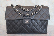 画像をギャラリービューアに読み込む, CHANEL/シャネル 中マトラッセシングルフラップチェーンショルダーバッグ キャビアスキン ブラック/シルバー金具 ショルダーバッグ 800060190
