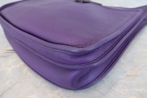 HERMES／エルメス エブリン3ＰＭ トリヨンクレマンス アイリス □N刻印 ショルダーバッグ 700030275