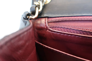CHANEL/シャネル ミニマトラッセチェーンショルダーバッグ ラムスキン ブラック/ゴールド金具 ショルダーバッグ 700090095