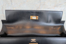 將圖片載入圖庫檢視器 HERMES／エルメス ケリー32 ボックスカーフ ブラック ショルダーバッグ 700060289
