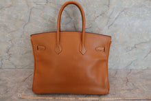 Load image into Gallery viewer, HERMES BIRKIN 35 Ardennes leather Natural sable □B Engraving Hand bag 600050106
