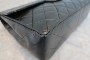 CHANEL Medium Matelasse single flap chain shoulder bag Lambskin Black/Gold hadware Shoulder bag 700090126